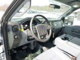 2014 Ford F350 Super Duty XL Regular Cab Dump Truck Steel Interior