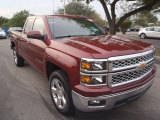 2014 Deep Ruby Metallic Chevrolet Silverado 1500 LT Double Cab #90930856