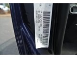 2014 Dart Color Code for True Blue Pearl Coat - Color Code: PBU