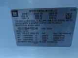 2015 GMC Sierra 2500HD SLT Crew Cab 4x4 Info Tag