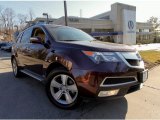 2011 Dark Cherry Pearl Acura MDX Technology #91005619