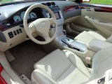 2005 Toyota Solara SLE V6 Convertible Ivory Interior