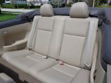 2005 Toyota Solara SLE V6 Convertible Rear Seat