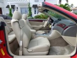 2005 Toyota Solara SLE V6 Convertible Front Seat