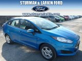 2014 Blue Candy Ford Fiesta SE Sedan #91047857