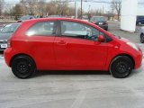 2007 Toyota Yaris Absolutely Red