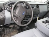 2014 Ford F350 Super Duty XL Regular Cab 4x4 Plow Truck Steel Interior