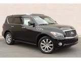 2012 Infiniti QX 56 4WD Front 3/4 View