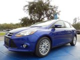 2014 Performance Blue Ford Focus Titanium Sedan #91129332