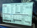 2014 GMC Sierra 1500 SLE Regular Cab 4x4 Window Sticker