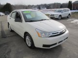2010 Ford Focus White Suede
