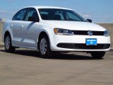 2014 Pure White Volkswagen Jetta S Sedan #91172452