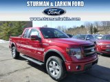 2014 Ruby Red Ford F150 FX4 SuperCab 4x4 #91214115