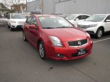 Red Brick Nissan Sentra in 2011