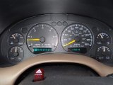 2001 Chevrolet S10 LS Extended Cab Gauges