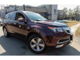 2011 Dark Cherry Pearl Acura MDX Technology #91256384