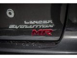 2012 Mitsubishi Lancer Evolution MR Marks and Logos