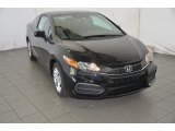 2014 Crystal Black Pearl Honda Civic LX Coupe #91280592