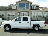 2007 Bright White Dodge Dakota ST Quad Cab 4x4 #91286209