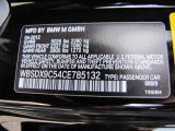 2012 M3 Color Code for Jet Black - Color Code: 668