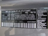2011 E Color Code for Palladium Silver Metallic - Color Code: 792