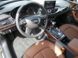 2014 Audi A6 3.0 TDI quattro Sedan Nougat Brown Interior