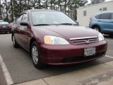 2003 Radiant Ruby Pearl Honda Civic LX Sedan #91363361