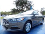 2014 Sterling Gray Ford Fusion Hybrid SE #91362892