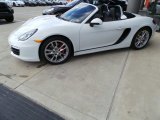 White Porsche Boxster in 2014