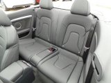 2014 Audi A5 2.0T Cabriolet Rear Seat
