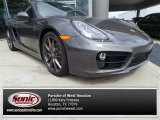 2014 Agate Grey Metallic Porsche Cayman S #91363068