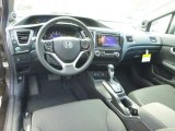 2014 Honda Civic EX Sedan Black Interior