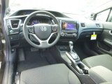 2014 Honda Civic EX Sedan Black Interior