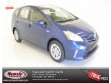 Blue Ribbon Metallic Toyota Prius v in 2014