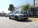 2013 Sterling Gray Metallic Ford Mustang V6 Premium Coupe #91362832