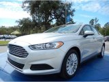 2014 Ford Fusion Hybrid S Front 3/4 View