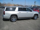 Silver Ice Metallic Chevrolet Suburban in 2015