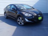 2014 Black Hyundai Elantra Limited Sedan #91408095