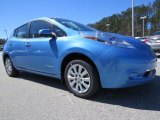 2014 Nissan LEAF S Front 3/4 View