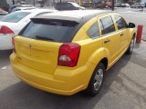 Solar Yellow Dodge Caliber in 2007