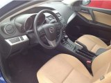 2012 Mazda MAZDA3 i Touring 4 Door Dune Beige Interior