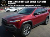2014 Deep Cherry Red Crystal Pearl Jeep Cherokee Trailhawk 4x4 #91493859