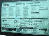 2014 GMC Sierra 1500 Denali Crew Cab 4x4 Window Sticker