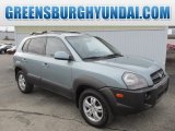 Alpine Frost Blue Metallic Hyundai Tucson in 2007