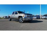 2013 Mocha Steel Metallic Chevrolet Silverado 1500 LT Crew Cab #91559218