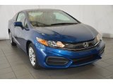 2014 Dyno Blue Pearl Honda Civic LX Coupe #91558774