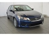 2014 Obsidian Blue Pearl Honda Accord LX Sedan #91558769