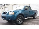 2004 Nissan Frontier XE V6 King Cab 4x4 Front 3/4 View