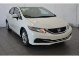 2014 White Orchid Pearl Honda Civic LX Sedan #91598624