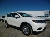 2014 Moonlight White Nissan Rogue S #91599097